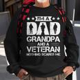 Im A Dad Grandpa And A Veteran Nothing Scares Me Sweatshirt Gifts for Old Men