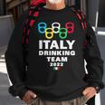 Italy Drinking Team Sweatshirt Gifts for Old Men