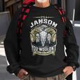 Janson Name Shirt Janson Family Name V4 Sweatshirt Gifts for Old Men