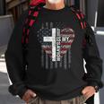 Jesus Is My Savior Usa Christian Faith Cross On Back Sweatshirt Gifts for Old Men