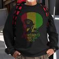 Juneteenth Celebrate 1865 Freedom Day Rhinestone Black Women Sweatshirt Gifts for Old Men