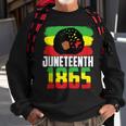 Juneteenth Is My Independence Day Black Women Black Pride Sweatshirt Gifts for Old Men