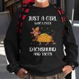 Just A Girl Who Loves Dachshund And Tacos For Dachshund Lovers Sweatshirt Gifts for Old Men