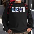 Levi Name Cool Auto Detailing Flames So Fast Sweatshirt Gifts for Old Men