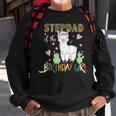 Llama Birthday Stepdad Of The Birthday Girl Outfits Sweatshirt Gifts for Old Men