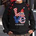 Love Caregiver Life Nurse Stethoscope Patriotic 4Th Of July Sweatshirt Gifts for Old Men