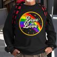 Love Is Love Rainbow Lgbt Gay Lesbian Pride Sweatshirt Gifts for Old Men