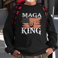 Maga King American Patriot Trump Maga King Republican Gift Sweatshirt Gifts for Old Men