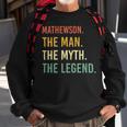 Mathewson Name Shirt Mathewson Family Name Sweatshirt Gifts for Old Men