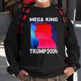 Mega King Usa Flag Proud Ultra Maga Trump 2024 Anti Biden Sweatshirt Gifts for Old Men