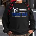 Mens American Us Flag Cheer Dad For Men Funny Fathers Day Sweatshirt Gifts for Old Men