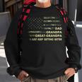 Mens Fathers Day Gift From Grandkids Dad Grandpa Great Grandpa Sweatshirt Gifts for Old Men