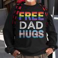 Mens Free Dad Hugs Lgbtq Gay Pride Month Proud Ally Sweatshirt Gifts for Old Men