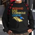 Mens Husband Dad Cornhole Legend Sweatshirt Gifts for Old Men
