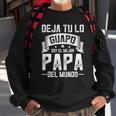 Mens Mexican Mejor Papa Dia Del Padre Camisas Fathers Day Sweatshirt Gifts for Old Men