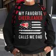 Mens My Favorite Cheerleader Calls Me Dad Cheerleading Cheer Dad Sweatshirt Gifts for Old Men