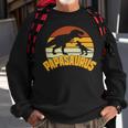 Mens Papasaurus Rex Funny Cute Dinosaur Fathers Day Sweatshirt Gifts for Old Men
