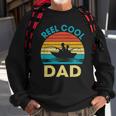 Mens Reel Cool Dad Fathers Day Gift For Fishing Dad Grandpa Sweatshirt Gifts for Old Men