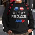 Mens Shes My Firecracker His And Hers 4Th July Matching Couples Sweatshirt Gifts for Old Men