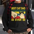 Mens Vintage Best Cat Dad Ever Bump Fit 240 Shirt Sweatshirt Gifts for Old Men