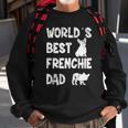 Mens Worlds Best Frenchie Dad French Bulldog Dog Lover Sweatshirt Gifts for Old Men