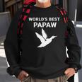 Mens Worlds Best Papaw Duck Hunters Grandpa Gifts Sweatshirt Gifts for Old Men
