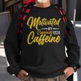 Motivated By Caffeine And Canine 803 Trending Shirt Sweatshirt Gifts for Old Men