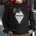 Mountains & Water Of Geometric Unity In The Rocky Mountains Sweatshirt Gifts for Old Men