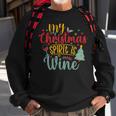 My Christmas Spirit Is Wine Funny 555 Shirt Sweatshirt Gifts for Old Men