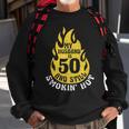 My Husband Is 50 And Still Smokin Hot Funny 50Th Birthday Sweatshirt Gifts for Old Men