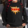 Never Fear Papa Is Here Super Grandpa Superhero Sweatshirt Gifts for Old Men
