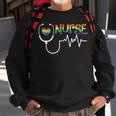 Nurse Rainbow Flag Lgbt Lgbtq Gay Lesbian Bi Pride Ally Sweatshirt Gifts for Old Men