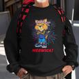 Orange Tabby Gangsta Cat Tattoos Bandana July 4Th Cat Lover Sweatshirt Gifts for Old Men