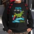 Papa Of The Birthday Boy Rawr Dinosaur Birthday Partyrex Sweatshirt Gifts for Old Men