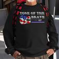 Patriotic Guitar - Tone Of The Brave Sweatshirt Gifts for Old Men