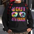 Peace Out 4Th Grade Tie Dye Graduation Last Day Of School Sweatshirt Gifts for Old Men