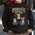 Pembroke Welsh Corgi Untoasted Toasted Burnt Dog Lovers V4 Sweatshirt Gifts for Old Men