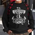 Pontoon Boat Anchor Captain Captoon Sweatshirt Gifts for Old Men