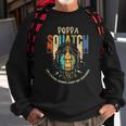 Poppa Squatch - Funny Bigfoot Sasquatch Fathers Day Gift Sweatshirt Gifts for Old Men