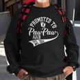 Promoted To Pawpaw Again 2022 Cute New Daddy For Men Sweatshirt Gifts for Old Men