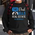 Real Estate Agent Men Dad Funny Realtor Gift Raglan Baseball Sweatshirt Gifts for Old Men