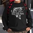Reel Cool Papa Fishing Dad Gifts Fathers Day Fisherman Fish Sweatshirt Gifts for Old Men