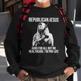 Republican Jesus Guns For All But No Healthcare I’M Pro-Life Sweatshirt Gifts for Old Men