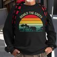 Rewild The Earth Animal Forest Earth Day Sweatshirt Gifts for Old Men