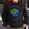 Save The Ocean Keep The Sea Plastic Free Sweatshirt Gifts for Old Men