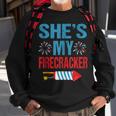 Shes My Firecracker His And Hers 4Th July Couples Sweatshirt Gifts for Old Men
