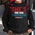 Shes My Firecracker His And Hers 4Th July Matching Couples Sweatshirt Gifts for Old Men