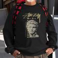 Statue Pigment Dyed World Tour Sweatshirt Gifts for Old Men