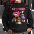Stepdad Of The Birthday Girl Donut Dab Birthday Sweatshirt Gifts for Old Men