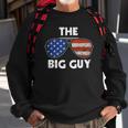 The Big Guy Joe Biden Sunglasses Red White And Blue Big Boss Sweatshirt Gifts for Old Men